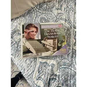 The Home Electrolysis System, Fast Gentle Long Lasting Hair Removal + AC Adaptor